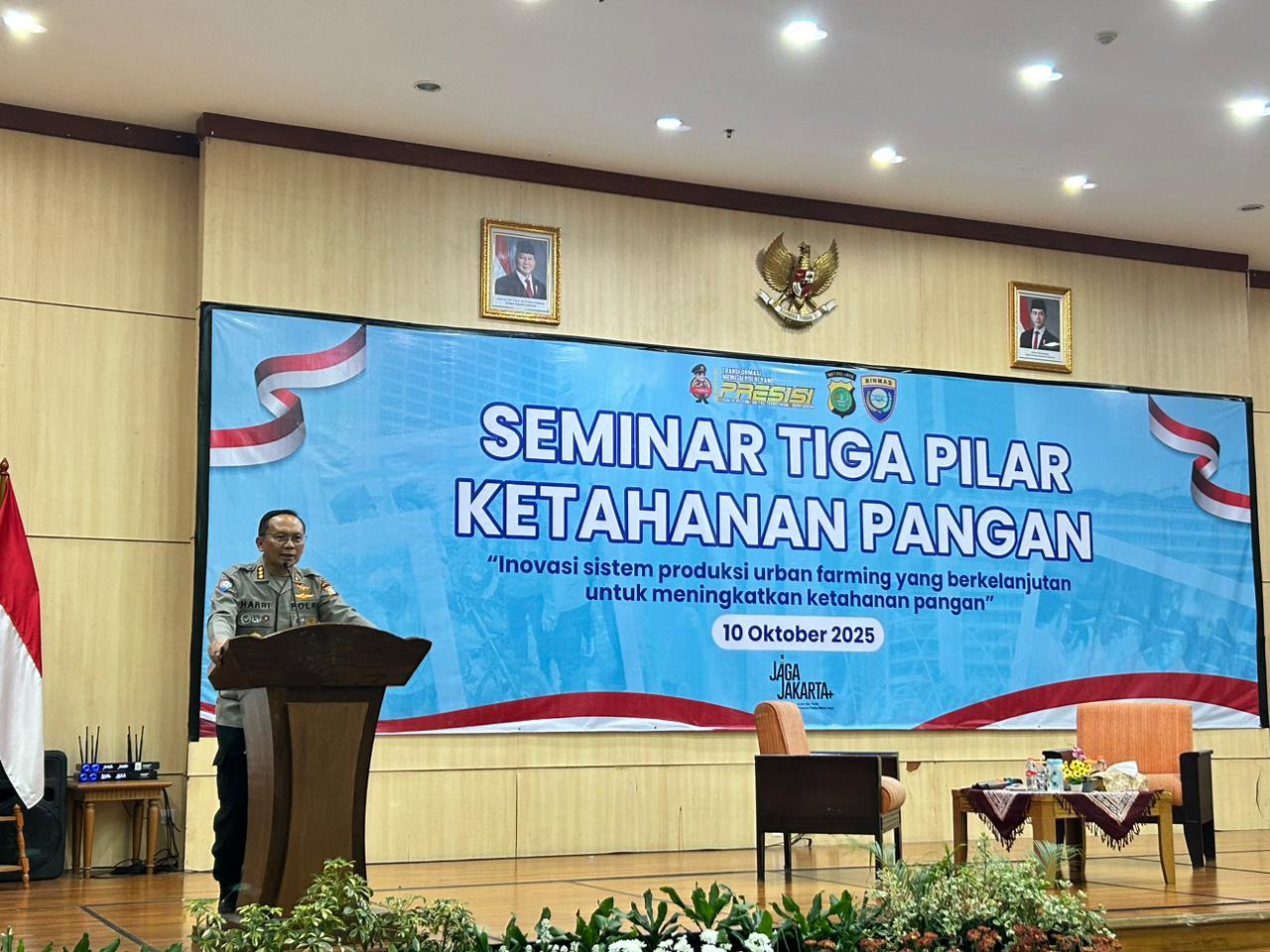Polda Metro Jaya Gelar Seminar Tiga Pilar Bahas Inovasi Urban Farming untuk Ketahanan Pangan