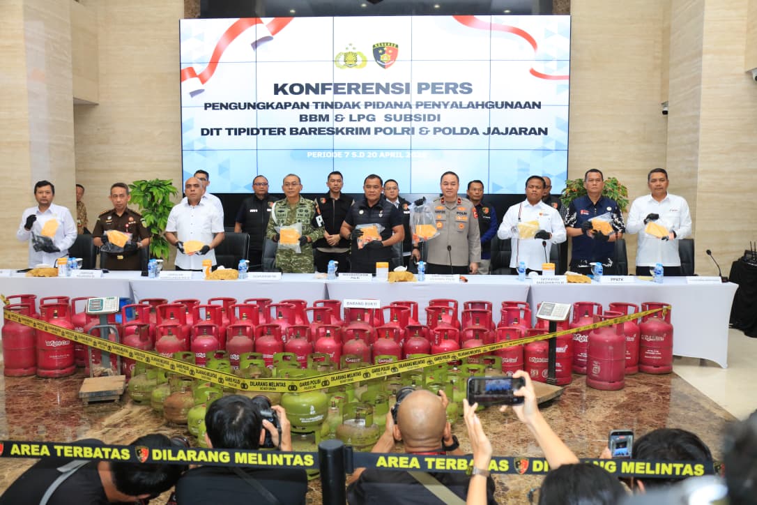 Polri Ungkap 330 Tersangka Penyalahgunaan BBM dan LPG Subsidi dalam 13 Hari